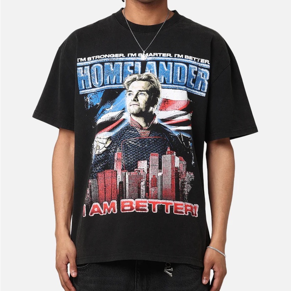 Goat Crew X The Boys Homelander Vintage T-Shirt